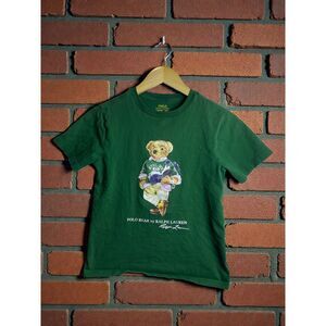 Polo Ralph Lauren Polo Bear Graphic Tee – Green – Youth Size 8 (S/P)